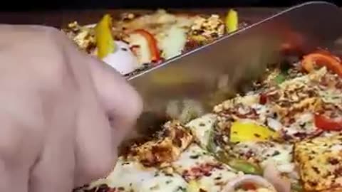 Paneer pizza good recipe cooking