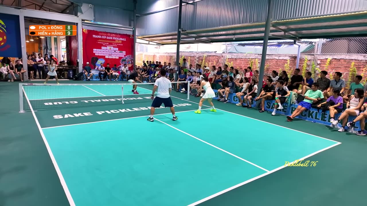 Chung kết PICKLEBALL Trình 5.6 đôi nam nữ rất hay