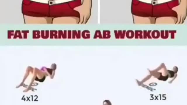 Fat burning ab workout