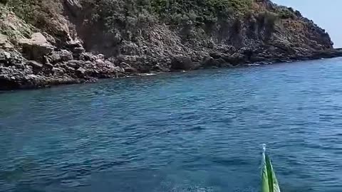 Fatal dive into the sea, Amazing scenes