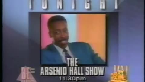 May 26, 1993 - WXIN Indianapolis Arsenio Hall Promo