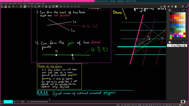 Using the determinant to calculate polygon areas, and the heart of mathematics | Abstract Algebra 11