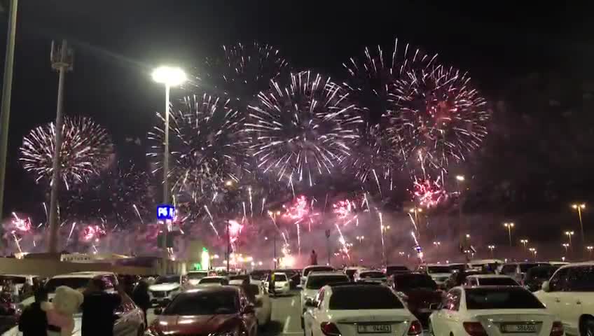 Record breaking fireworks