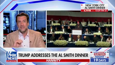 Clay Travis on Trump's speech at the Al Smith Dinner: "I thought he killed it"