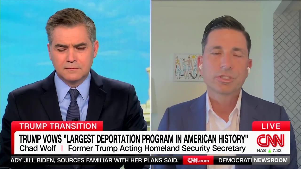 Former Trump Official Reminds Jim Acosta Of 'Over 330,000 Children' Biden Lost Track Of