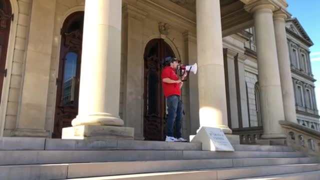 Day 6 Stop The Steal Michigan State Capitol Video 2