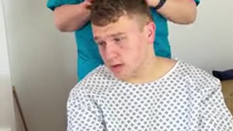 Nurse scares her patient