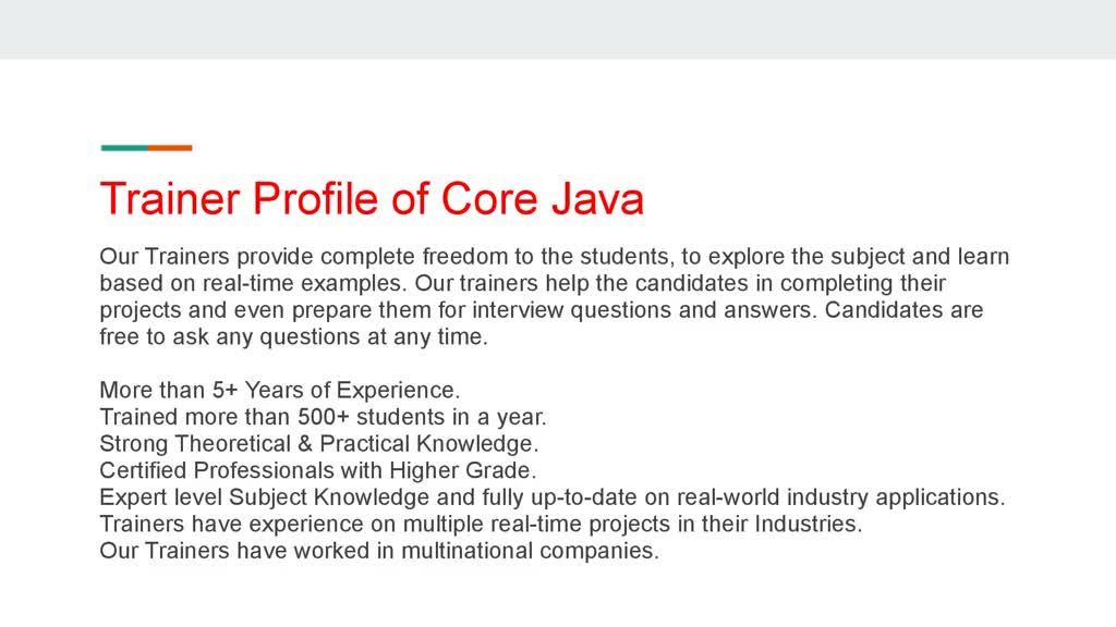 Java Training in Noida