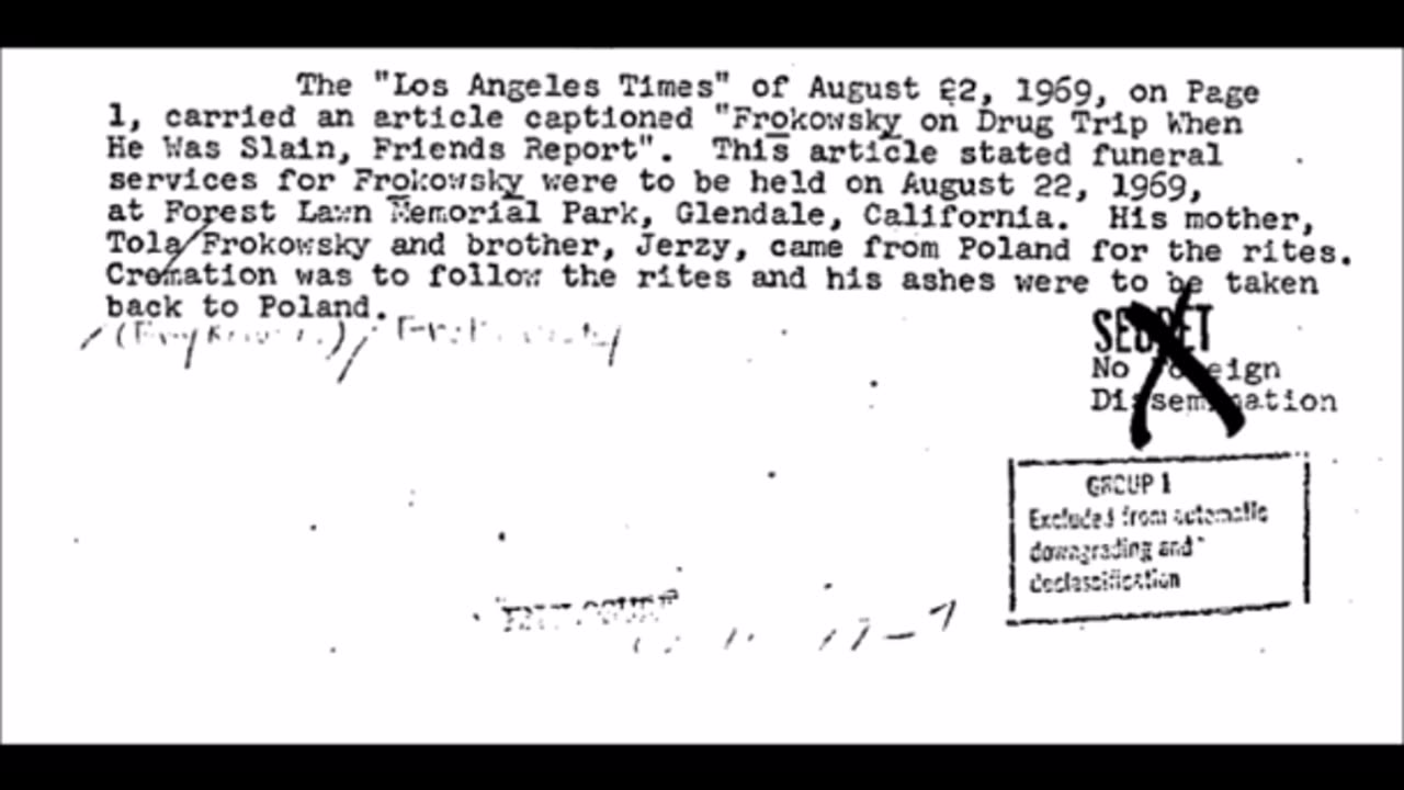FBI Vault: Cielo Drive Murders