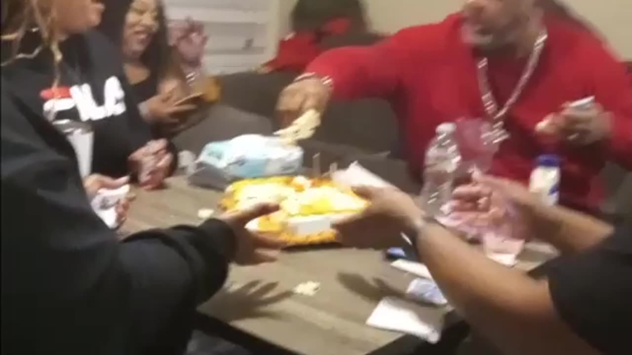 Birthday Cake Drop Sends Party Into Chaos