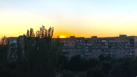 beautiful sunset))