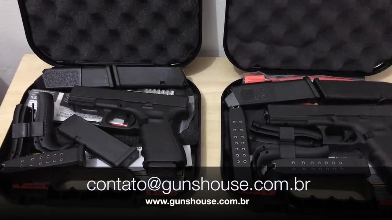 Glock G17 e G19 - Militar recebendo armas novas