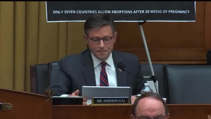 Mike Johnson questions Dr. Robinson on human life.