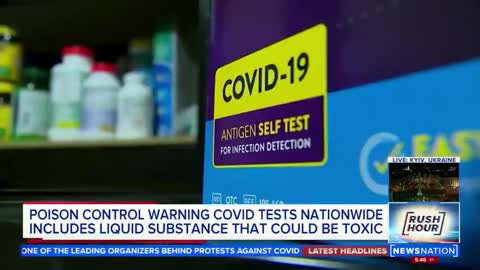 Poison Control issues warning about COVID-19 rapid antigen tests