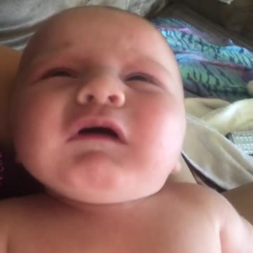 8week old baby has mommy wrapped around his finger