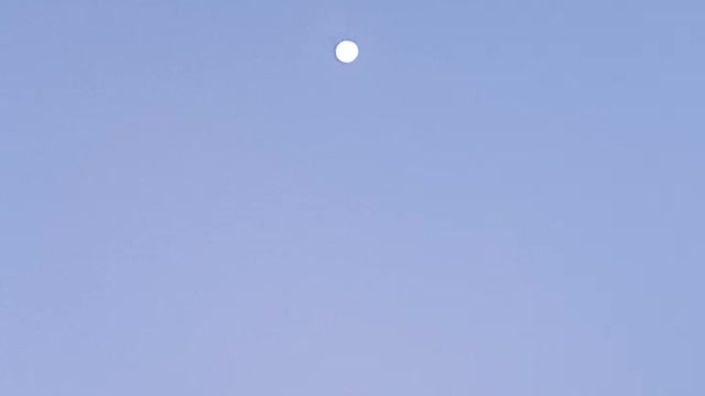 Video is of moon and mountain