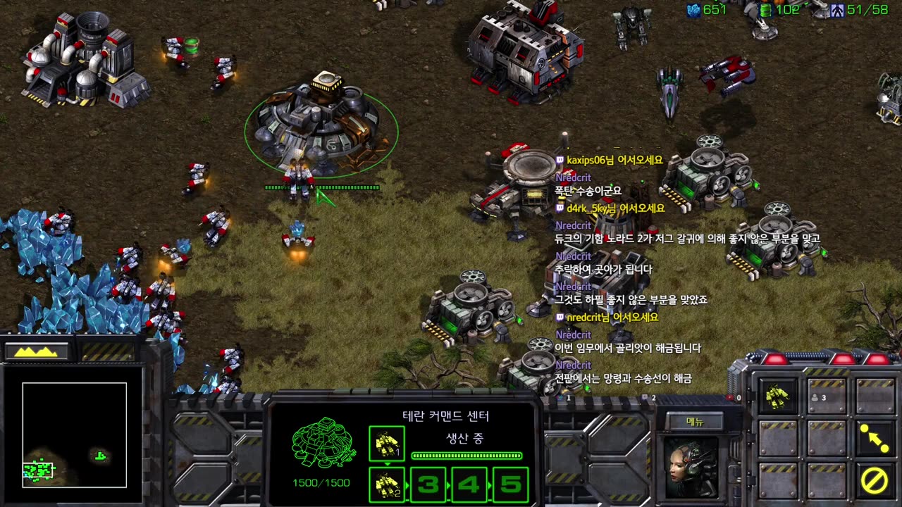 Starcraft Mission 6: Norad II (Korean Dub Game)