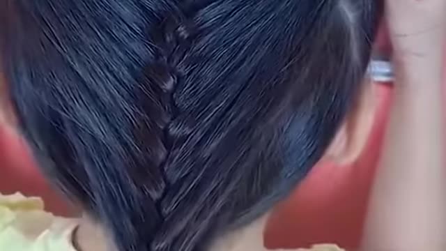 Pretty hairstyle for your little one!