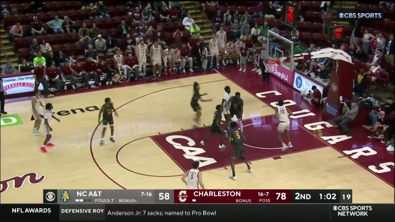 Charleston Basketball Sports College 🏀 - The freshman with the exclamation point