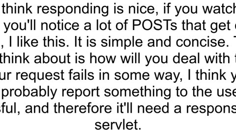 Correct syntax for a servlet that doesn39t quotreturn anythingquot