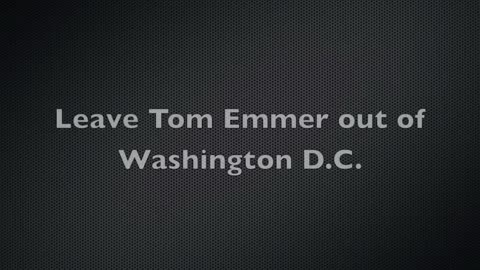 TOM EMMERS wants to be SPEAKER of the HOUSE 1