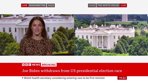 US President Joe Biden endorses Kamala Harris | BBC News