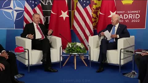 MAGA hat found beside Turkish president at the NATO Summit in Madrid 2022