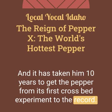Reign of Pepper X: The World's Hottest Pepper