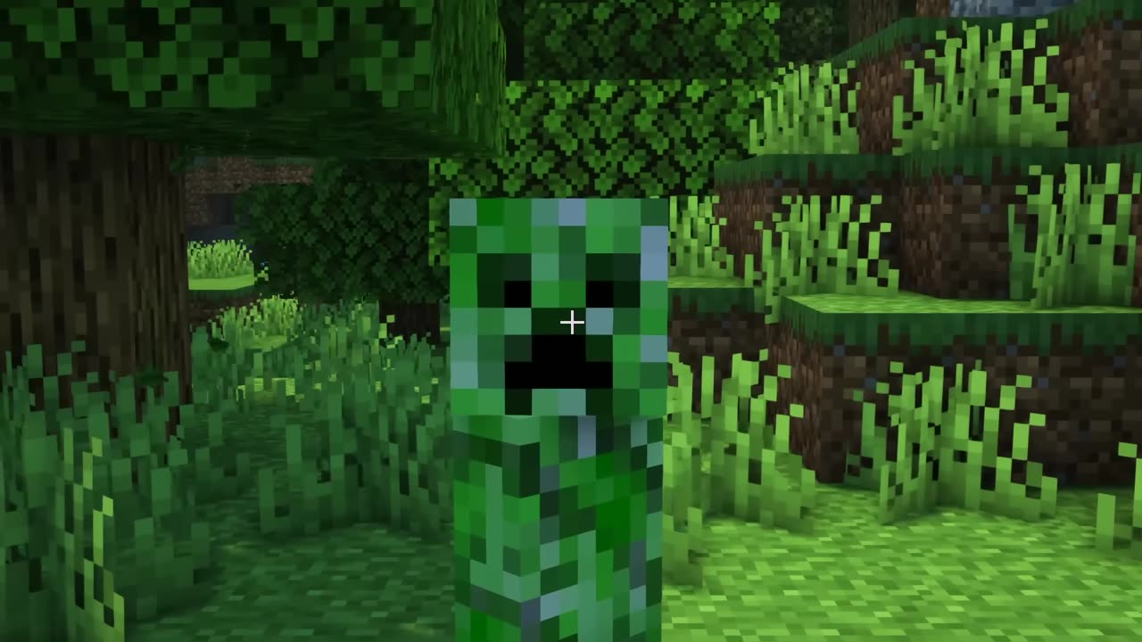 Minecraft When you DON'T fill the Creeper Holes...