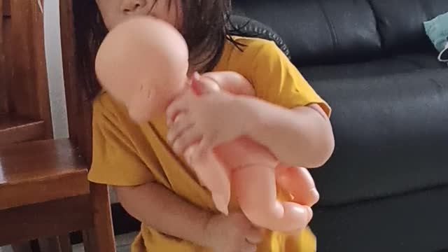 Sophie Is Breastfeeding Baby Doll