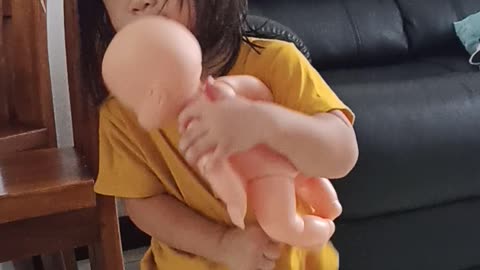 Sophie Is Breastfeeding Baby Doll