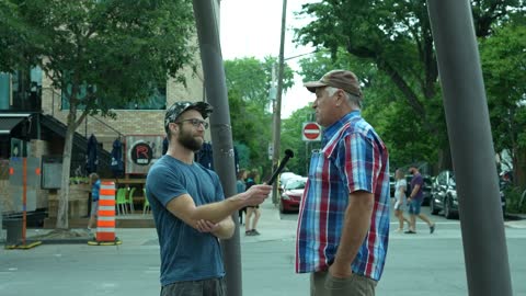 VOX POP sur rue Cartier à ville de Québec Le 19 Juillet 2021