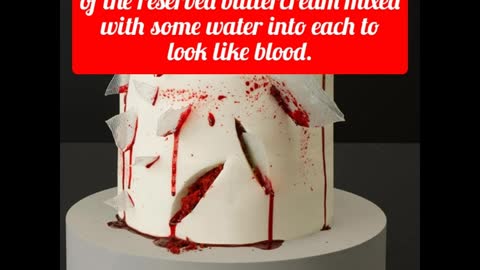 'Bloody' Halloween Cake