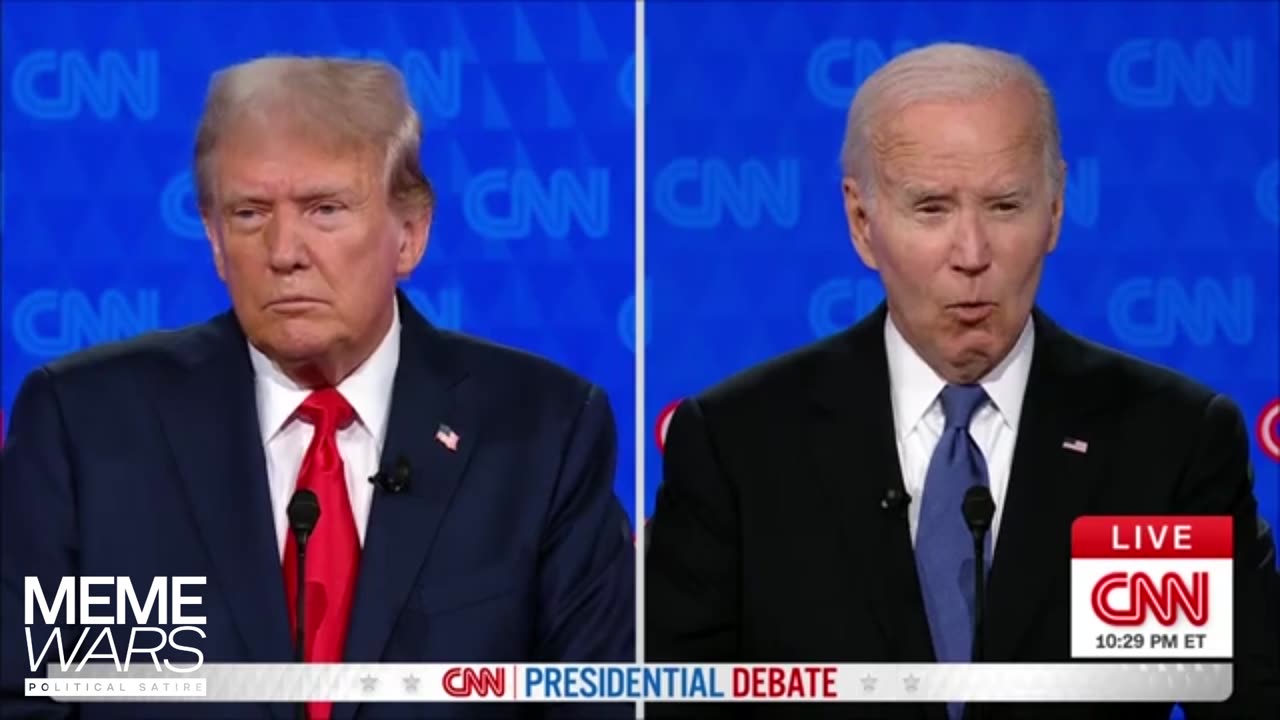 Proof Biden was fed lines during the debate?