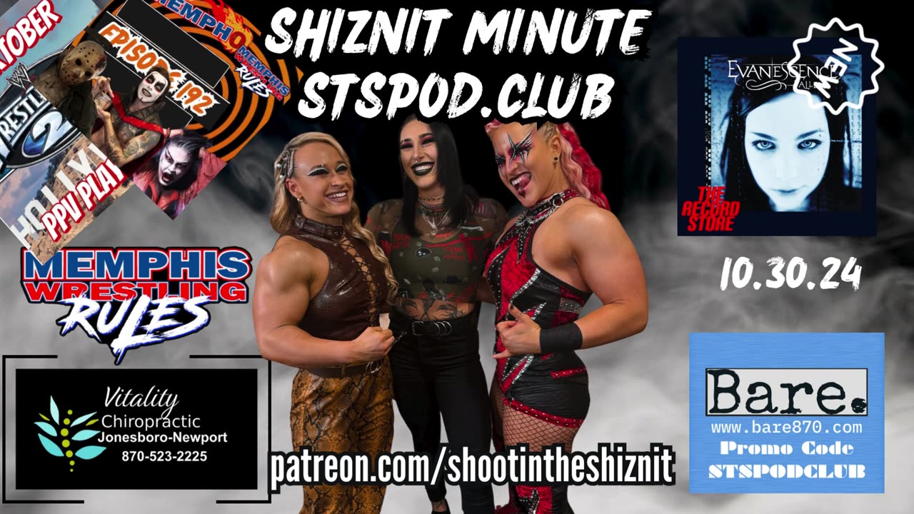 SHIZNIT MINUTE 10.30.24-BT TALKS NXT from last night!!