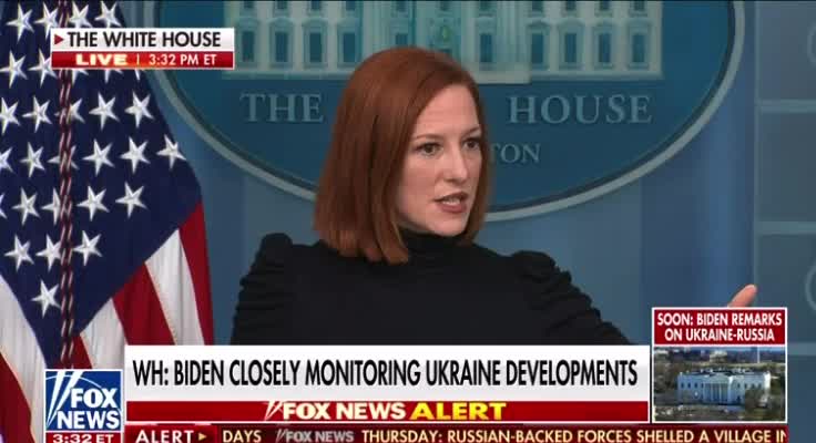 Jen Psaki has no idea what she is talking about concerning Russia and the Ukraine