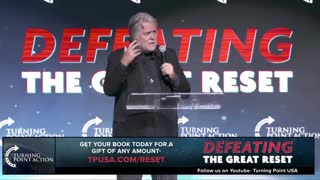 Steve Bannon talks about "human 2.0"