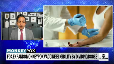 FDA stretches doses of monkeypox vaccine to increase eligibility