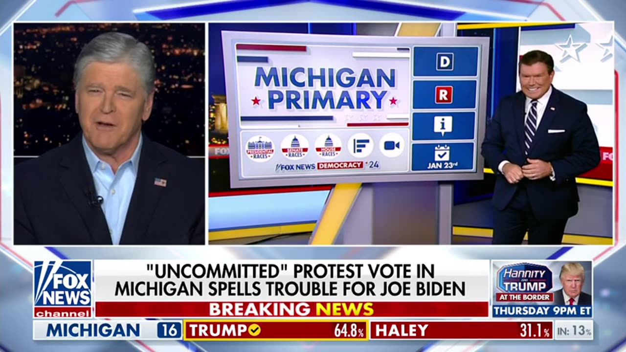 Bret Baier breaks down the Michigan GOP primary results: Trump is 'rolling'