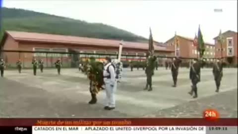 Cabo del ejercito de España muere por un trombo