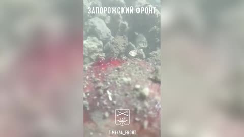 Screens of the unsuccessful attack on Pyatikhatki, Zaporozhye region.