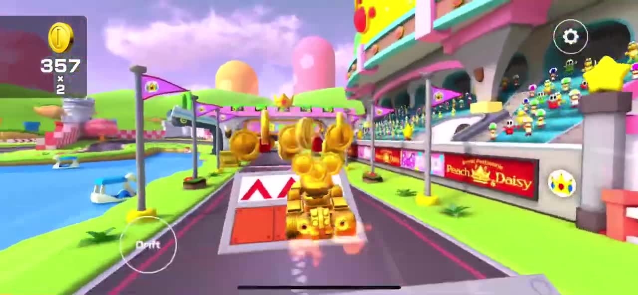 Mario Kart Tour - Coin Rush Gameplay (Yoshi Tour)