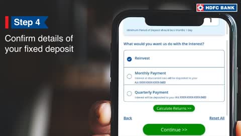 Open Fixed Deposit Online Instantly with your Mobile Number | HDFC Bank