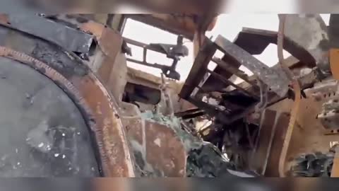 Destroyed Air Defense System Russia'n Pantsir-S1 somewhere in Ukraine