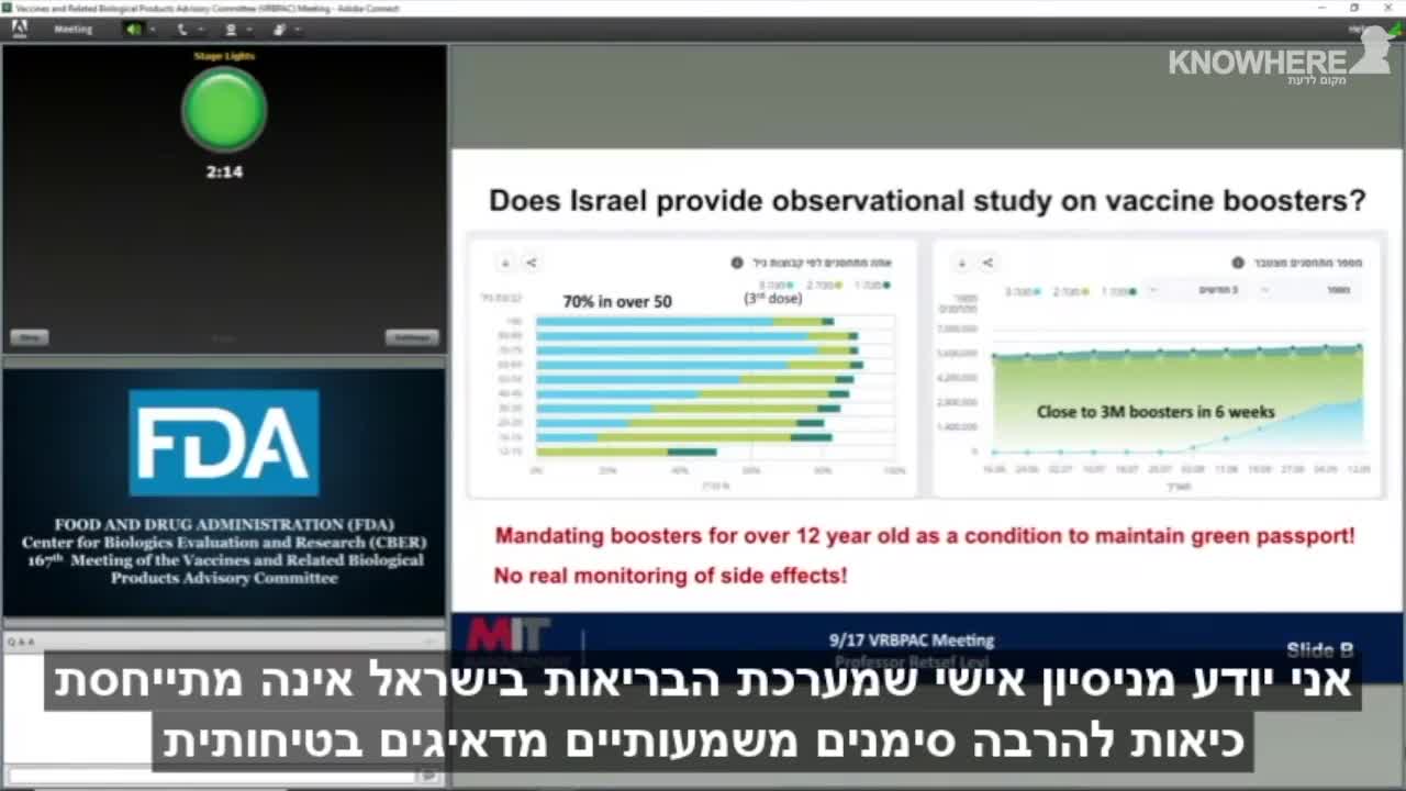 פרופסור רצף לוי | הקמפיין הישראלי להתחסנות בבוסטר היה כל דבר פרט למחקר מתוכנן בקפידה