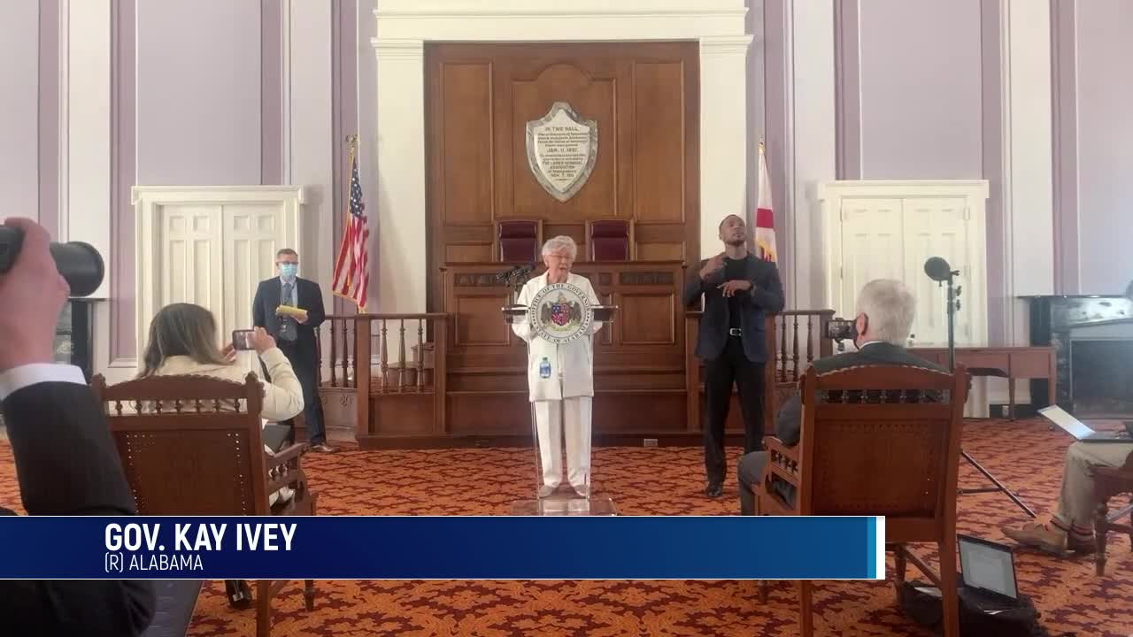 Alabama Governor Kay Ivey Latest To Announce End To Statewide Mask Mandate