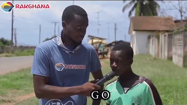 African guy trying to spell USA