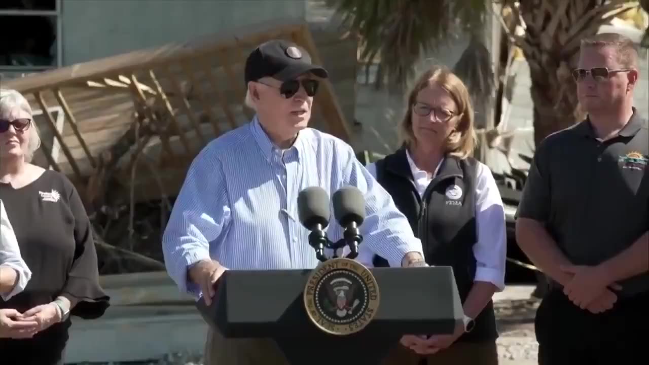 HE DOES?!! Biden tells Hurricane victims that he knows what it's like to Lose a Home