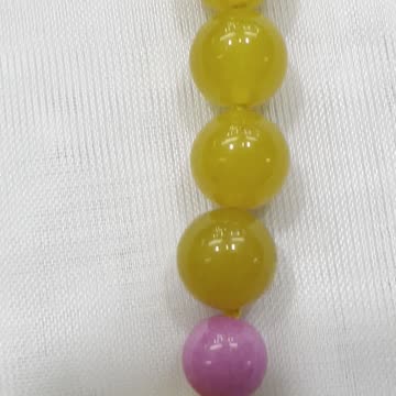 Handmade + Knotting Unique 20” Necklace with Magnetic Clasp, Jade, Agate, CZ