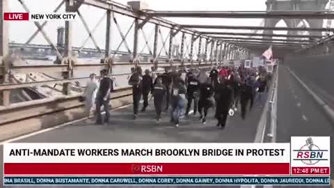 NYC protest against mandates is a FOX news alert